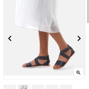 Sorel navy Ella sandals 8.5